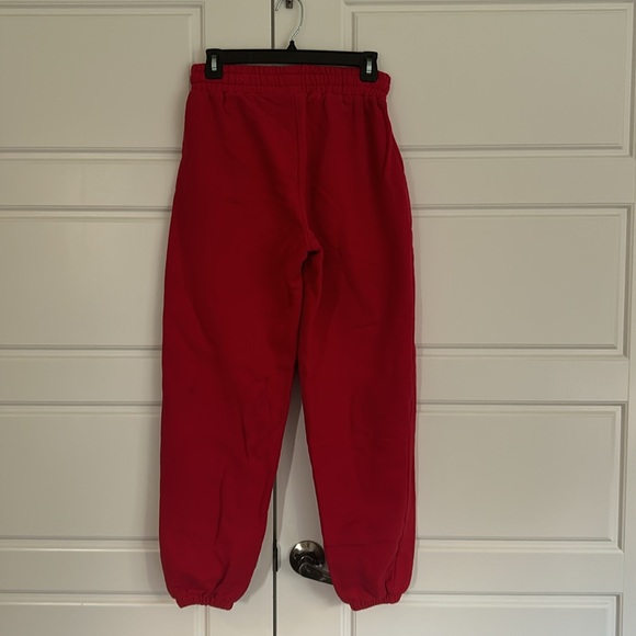 Red women’s BO+TEE sweatpants - Picture 4 of 4